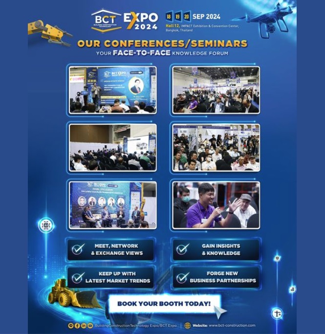 Building Construction Technology Expo 2024 (BCT Expo 2024) Conferences/Seminars – Your face-to-face